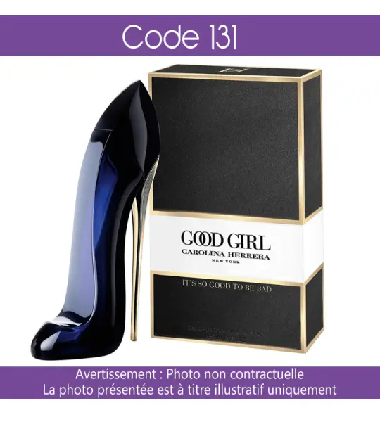 Parfum Chogan Code : 131 Inspiré de Good Girl par Carolina Herrera