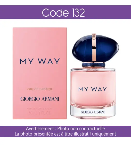 Parfum Chogan Code : 132 Inspiré de My Way par Giorgio Armani